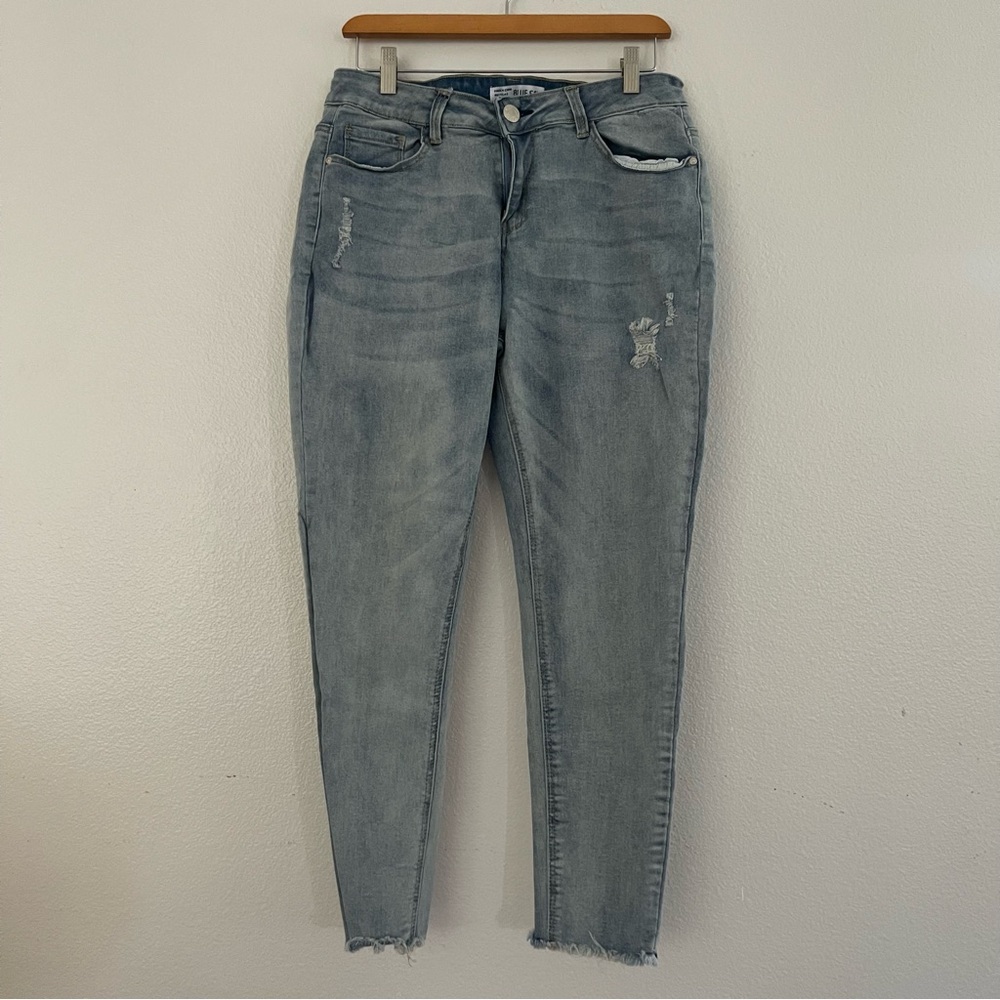 Blue savy stretch jeans amazing fit butt lifting